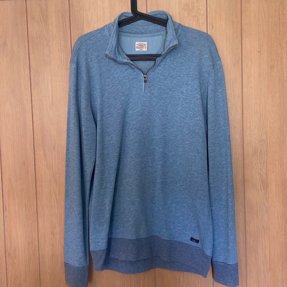 FAHERTY - Men’s Quarter-Zip - Blue